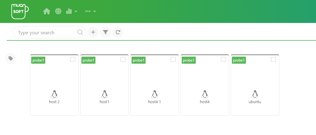 remote host monitoring link